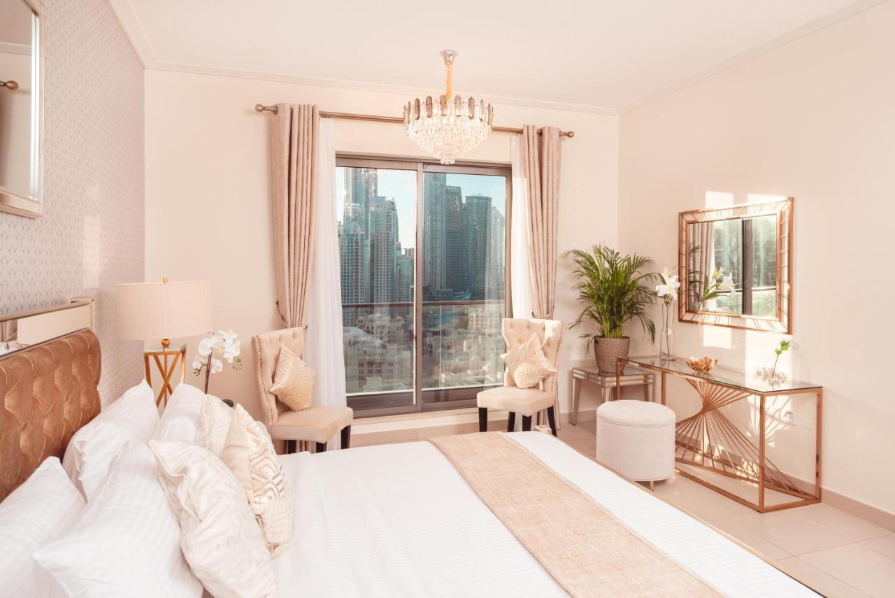 Elite Royal Apartment - Panoramic Full Burj Khalifa, Fountain & Skyline View - Baron Дубай Экстерьер фото