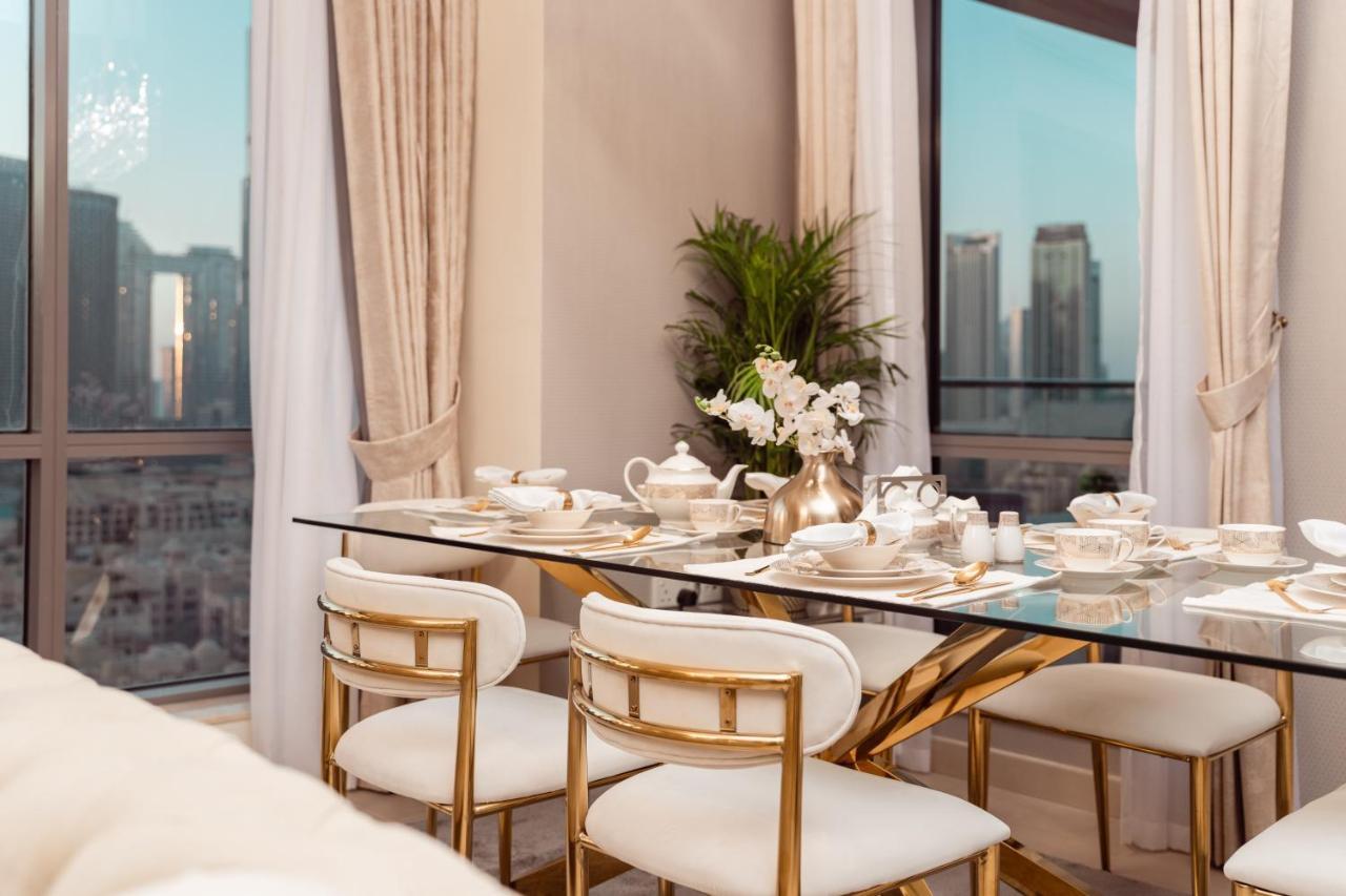 Elite Royal Apartment - Panoramic Full Burj Khalifa, Fountain & Skyline View - Baron Дубай Экстерьер фото