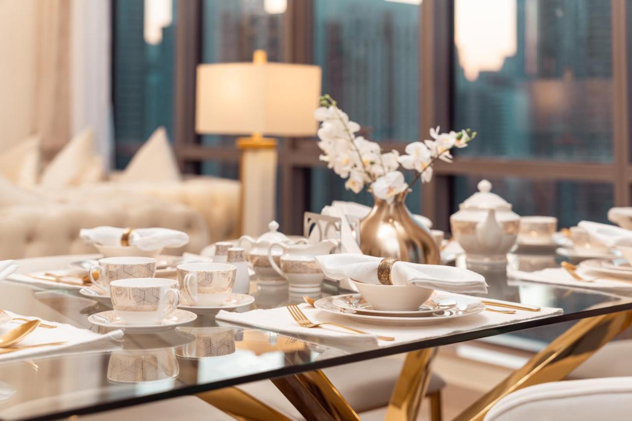 Elite Royal Apartment - Panoramic Full Burj Khalifa, Fountain & Skyline View - Baron Дубай Экстерьер фото